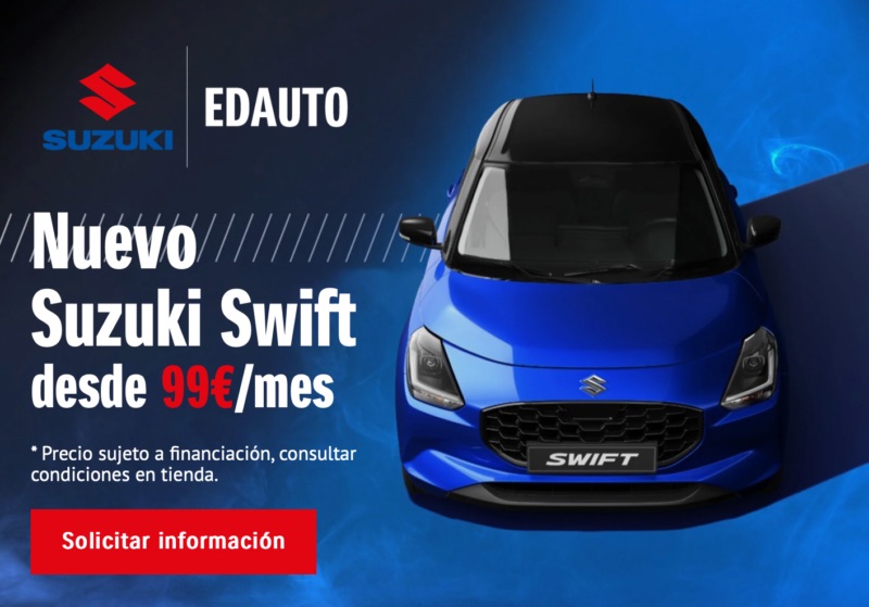 Nuevo Suzuki Swift 2024 desde 99€/Mes