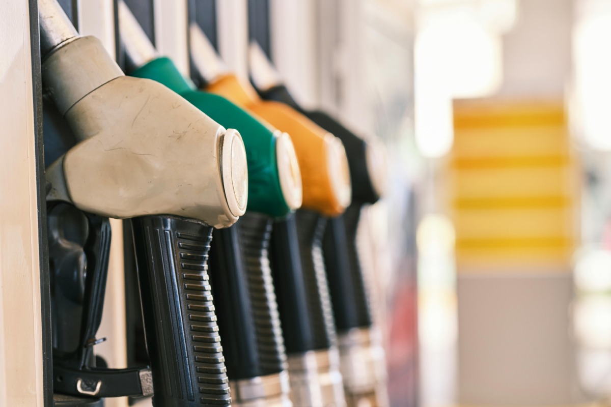 Mangueras combustible gasolinera
